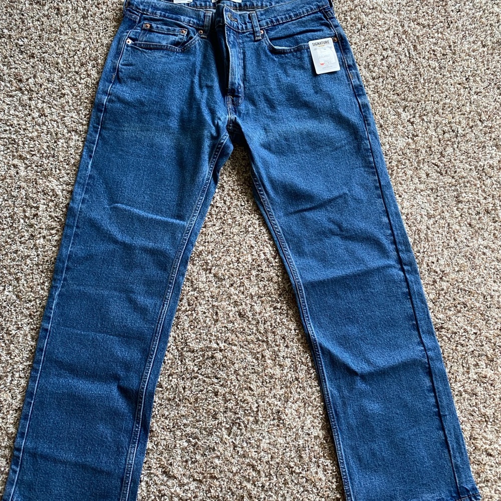 Levi's Men's Straight Jeans in Deep Blue
